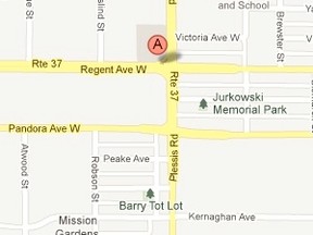 800-block of Regent Avenue West. (Google Maps)
