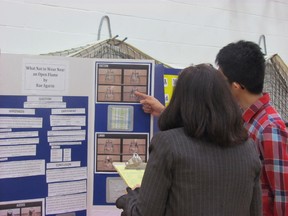 Father Mercredi Community High School Science Fair in the first semester. SUPPLIED PHOTO