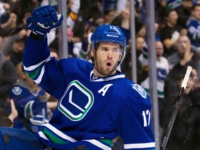 Canucks forward Ryan Kesler. (BEN NELMS/Reuters)