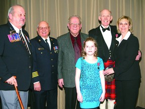 Local recipients of the Queen Elizabeth II Diamond Jubilee medals last Thursday.
Photo Courtesy Allison Smith Photography