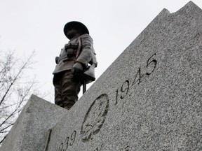 Heather Linda Young/ Sarnia This Week
The names on Sarnia's cenotaph have first and second initials, but not full names.