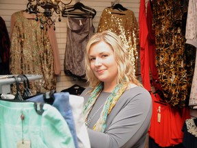 Patrick Callan/Daily Herald-Tribune
Dayna Nelson is the owner of D.LUXE, a new downtown store that specializes in plus sized clothes for women. The store is located at 9810 100 Avenue, right beside Jan Cinema. On Feb. 8-9 the store is having a 23% off sale to celebrate Nelson’s birthday.