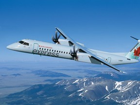 The Air Canada Express plane is being introduced to help with the demand for people flying in and out of Grande Prairie to Edmonton and Calgary. (Supplied)