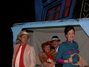 The Seaway Valley Theatre Company presented Guys and Dolls on the Aultsville Theatre stage in 2011, taking a loss in the production.