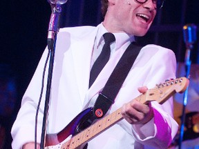 Jeff Giles tunes up as Buddy Holly, Feb. 23 at Port Stanley Festival Theatre. Contributed photo