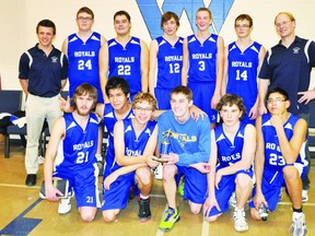The Westpark Royals finished second place at their home tournament a few weeks ago and finished third at a tournament in Glenboro last weekend. They are ranked sixth in the province among 'A' teams. (SUBMITTED PHOTO)