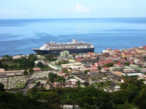 The cruise ship Volendam is in port in Dominica, the Nature Island of the Caribbean. (Jim Fox/Special to QMI Agency)