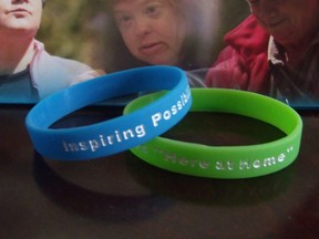 Community Living Kincardine and District continue to fundraise for their capital campaign, with proceeds to support the building of a new residence on Saratoga Road. Wristbands embossed with the campaign slogan "Inspiring Possibilities 'Here at Home'" are now available for purchase at retail locations and the CLKD office.