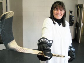 DANIEL R. PEARCE  Simcoe Reformer

Sherry Welsh of Scotland, Ont., has organized a fun hockey tournament at Talbot Gardens on Family Day. Proceeds will go to Camp Dorset, a resort near Huntsville for dialysis patients.