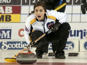 Manitoba's Shannon Birchard has clinched a playoff berth at the M&M Meat Shops Canadian Junior Men’s and Women’s Curling Championships.