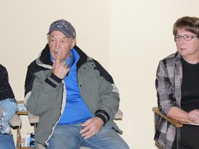 Robert Henning listened to questions during the "Coffee and Conversation" at the Melfort and District Museum on Wednesday, February 6.