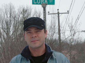 St. Thomas resident Jamie Robinson on Cora St., where he resides. The dead-end street is not city-owned which leads to problems for residents, according to Robinson. He wants the city to take action and responsibility for the road. Nick Lypaczewski Times-Journal