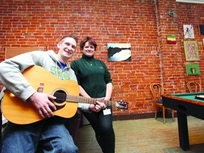 Chris Dreifelds and Tina Avery oversee the Napanee Youth Space off of Napanee's Market Square. The space offers local teens a low-key environment to connect, be creative, and learn skills that they're interested in.          Meghan Balogh - Napanee Guide