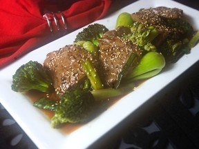 Beef with Broccoli and Chinese Greens. (Derek Ruttan/QMI Agency)