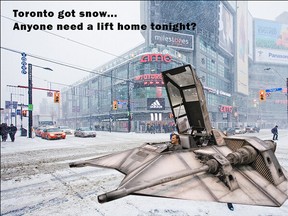 Jonathan Gazze tweeted this creative pic on Friday, February 8, 2013. (Twitter.com/Jgazze)