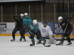 Trappers practice
