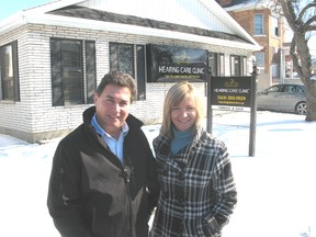 Dieter and Nancy Tiede have opened Hearing Care Clinic at 259 Queen St. in Chatham Ontario after a five-year hiatus from the hearing care business. Photo taken Wednesday February 6, 2013. VICKI GOUGH/ THE CHATHAM DAILY NEWS/ QMI AGENCY