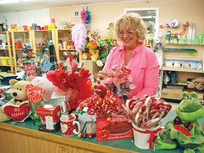 Lisa Dowell, owner of The Sugar Shack Candy Store, has many prepared candy bouquets available for Valentine’s Day, but will still be taking custom orders until the last minute. Whether you're looking for jewelry, candy or flowers, there are plenty of shop local options for those celebrating Valentine’s Day in Vulcan.