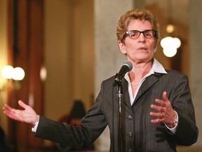 Ontario Premier Kathleen Wynne. File photo