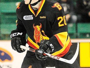 Belleville Bulls forward Tyler Graovac scored three times last weekend, including twice on the power play. (OHL Images.)