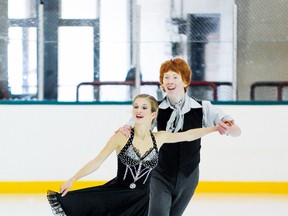 Local skater Danny Seymour and his dance partner, Lauren Collins who achieved gold at the 2012  Canadian Skating Competition in the Junior Dance category last year.