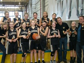 The Huron Lakers Major Atoms took a tournament win this weekend at the Hoop Dome in Scarborough. (Submitted photo)