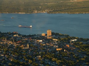 Brockville from the air.