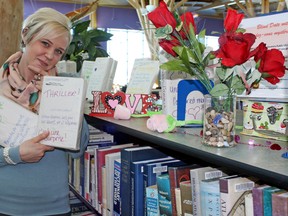 Fun-loving staff at the Timmins Public Library, including library clerk Jessica Horne (pictured), are hoping Blind Date with a Book will help readers reveal their adventurous side in the month of February and find something new and unexpected to read. Horne and fellow staff members have selected more than 70 books, which have been wrapped up in paper and covered in clues, for any curious bookworm to take out and explore.