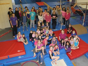 Fairview Gymnastics Club members after their successful Spring Fling