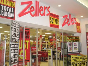 After Zellers closes in mid-March, the space will be renovated to accommodate four new tenants in the Eastcourt Mall.
Staff photo/CHERYL BRINK