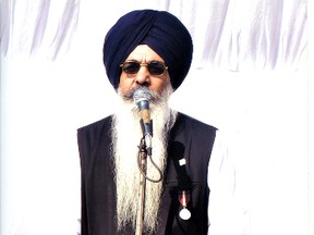 Submitted Photo

Daljit Singh Kahlon addresses a large gathering at an "eye camp" in Bathinda, one of a group of villages in Punjab, India, where a team of doctors performs cataract eye surgeries for free.