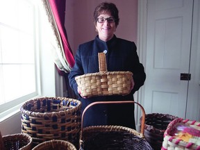 Naneen Tynre will lead basket weaving workshops in February and March at the Macpherson House in Napanee.