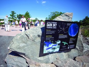 After two years in the works, the L&A Dark Sky Viewing Area was officially opened in summer of 2012. The observation area has the most southerly dark skies available in southern Ontario, and is located next to the Sheffied Conservation Area on Highway 41.