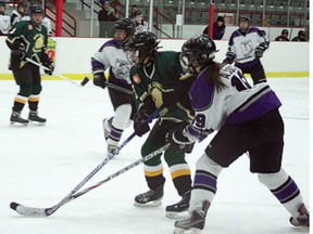 The Beaver Brae girls hockey defeated Sioux Lookout 16-0 on Feb, 5. The girls have lost only one game all season to Dryden.
GRACE PROTOPAPAS/KENORA DAILY MINER AND NEWS/QMI AGENCY