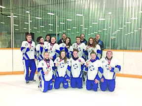 The U-16B Smack That Ice ringette squad went undefeated in last weekend's tournament in Medicine Hat, bringing home gold for the second year in a row.
Photo Supplied