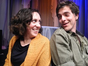 Kirsty Wilson and Justin Wilson star in Sault Theatre Workshop's production of You Are Here.