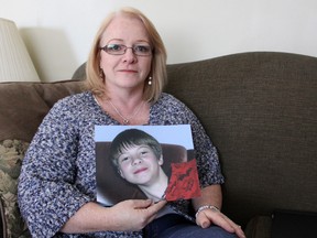 Carol Butt remembers her son Jacob as a positive, energetic 12-year-old. The Sarnia youngster died last summer as a result of a deadly trend known as 'the choking game.'  (TARA JEFFREY, The Observer)