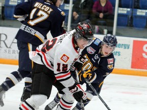 The Fort McMurray Oil barons will travel to play the Whitecourt Wolverines Friday before heading to Grande Prairie for two games against the Storm on Saturday and Sunday evening.  TREVOR HOWLETT/TODAY STAFF