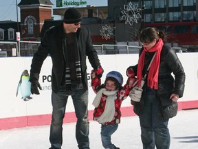 There are plenty of skating opportunities around the city on Family Day this Monday.