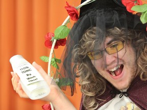 Nathan Moore portrays an evil witch during a rehearsal of Rapunzel, the latest performance by the Limestone Players, a travelling theatre troupe of young adults with developmental challenges.
Michael Lea The Whig-Standard