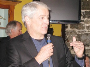 Marc Garneau was back in Kingston Friday for a meet-and-greet with local Liberals.