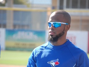 Jose Reyes is one of of six Blue Jays position players from the Dominican Republic. ‘We have baseball in our blood,’ Jose Reyes said. (KEN FIDLIN/TORONTO SUN)