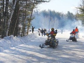 More than 225 riders took part in the third annual Snowmobile Ride for Dad on Feb. 16, 2013, raising awareness of prostate cancer, and $50,000 in funds.