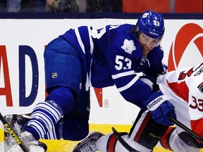 Maple Leafs Mike Kostka. (Reuters)