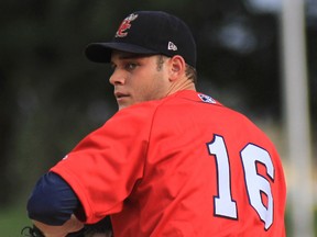 Sarnia's Nick Bucci flies out Tuesday to start Spring Training with the Milwaukee Brewers. The 22-year-old pitcher has also been named to Canada's national team for the World Baseball Classic. (THE OBSERVER/QMI AGENCY)