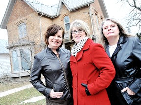 The Mental Health Network has purchased a property on Raleigh Street in Chatham for its new home. Executive director Kelly Gottschling Stuart, left, board member Kim Lachine-Caron and member Rosemary Ost are excited about the upcoming move this summer. (DIANA MARTIN, The Chatham Daily News)