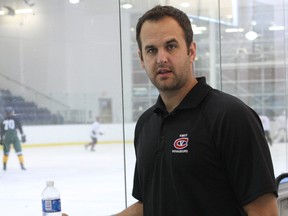 Kingston Voyageurs coach Colin Birkas drew a two-game suspension from the Ontario Junior Hockey League for what he called "sticking up for one of my players." (Whig-Standard file photo)