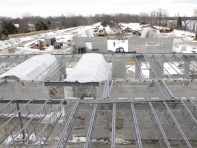 Construction at St. Paul Catholic Secondary School is shown here.