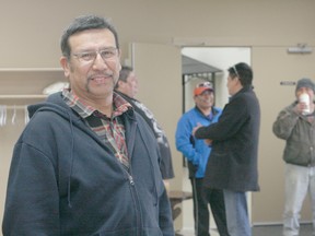 Erin Steele/R-G
Billy Joe Laboucan was declared chief by acclamation at the Lubicon Lake Nation election on Friday, Feb. 15. Council members elected include Brian Laboucan, Mike Ominayak, Irene Laboucan, Joe Auger and Cheryl Laboucan. One-hundred people voted. Laboucan says the first step is getting federal recognition, which happened Monday with a letter from Aboriginal Affairs and Northern Development Canada congratulating Laboucan on his election as chief.