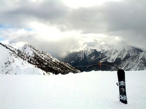 A look out from atop the summit at Kicking Horse ski resort in Golden, B.C. TREVOR ROBB Edmonton Examiner